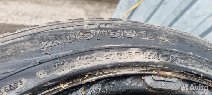 Зимняя резина на дисках(колёса) 205/55/16