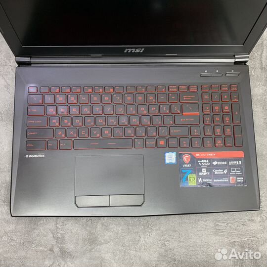 Игровой Ноутбук MSI MS-16J9 GL62M i7-7700HQ GTX 10