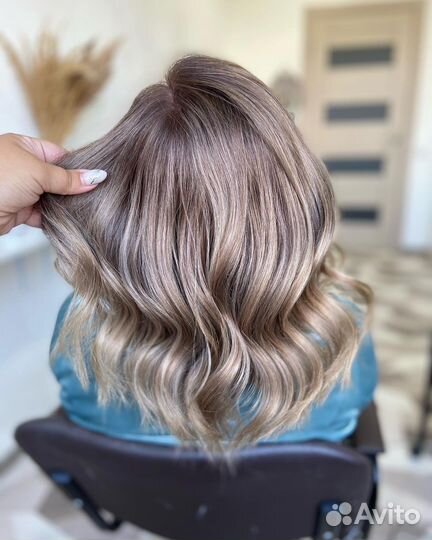 Сложное окрашивание волос, наращивание волос