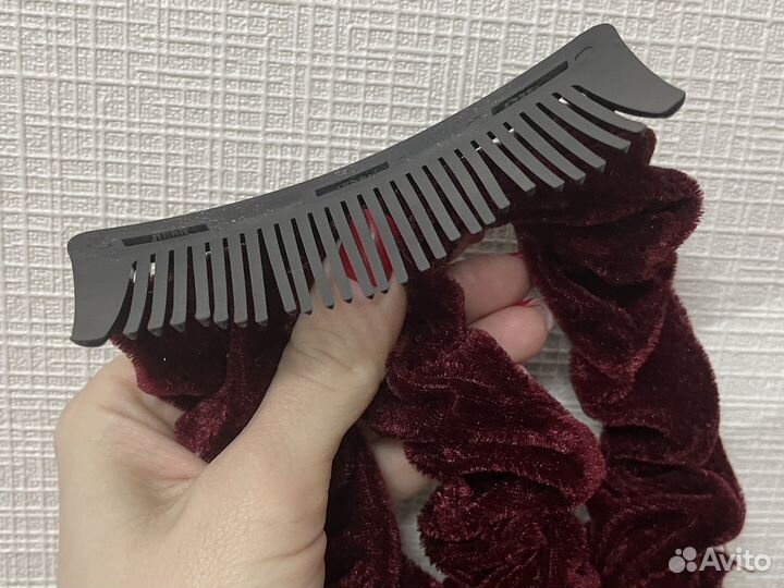 Заколка гребень для волос Изи-Коум бархатная коумс