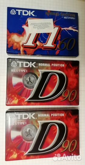 Аудиокассеты новые TDK