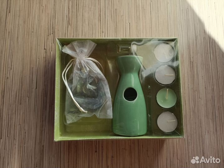 Подарочный набор, аромолампа, свечи