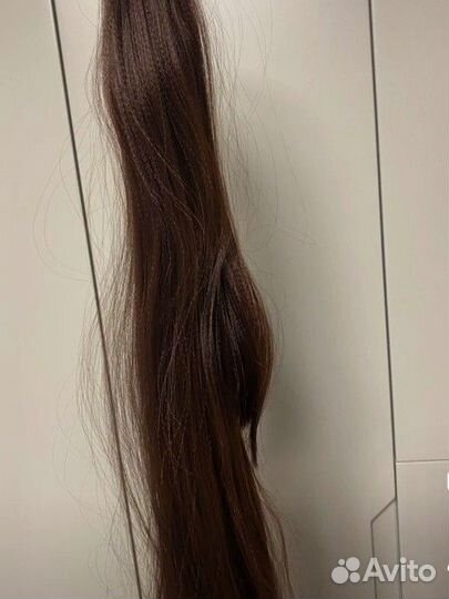 Хвост волосы на резинке