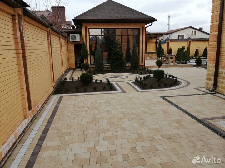 Укладка тротуарной плитки