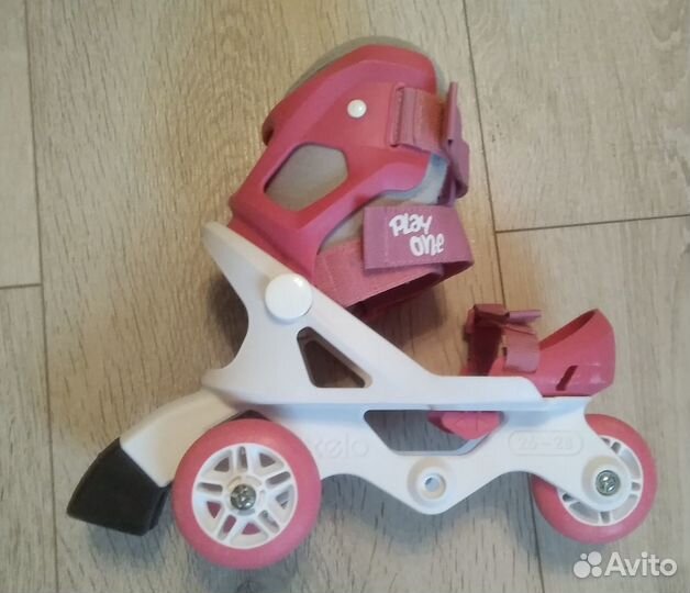 Ролики детские раздвижные на обувь Oxelo Play One