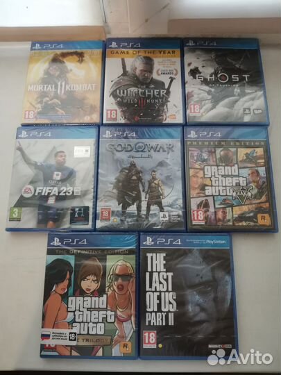 Игры ps4/ps5 Новые fifa23/gta5/RDR2/UFC4/NFS/MK от