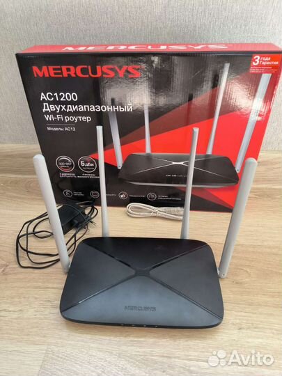 WiFi роутер Mercusys AC12