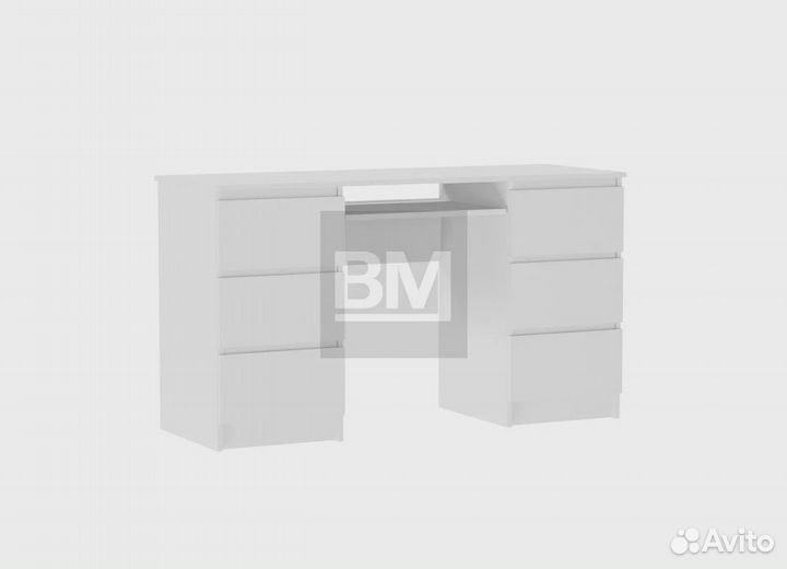 Компьютерный стол белый, стол рабочий