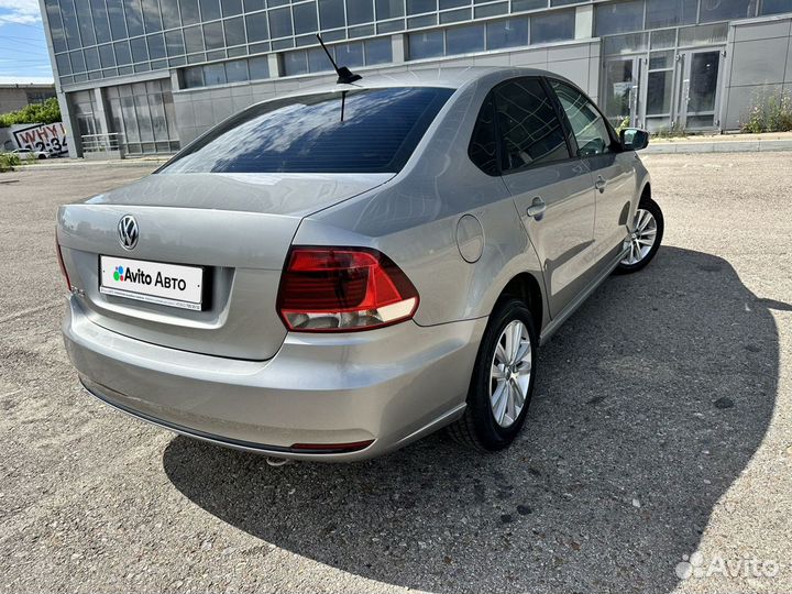 Volkswagen Polo 1.6 AT, 2018, 106 480 км