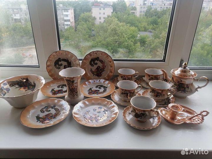 Чайный сервиз Коростень Жар птица