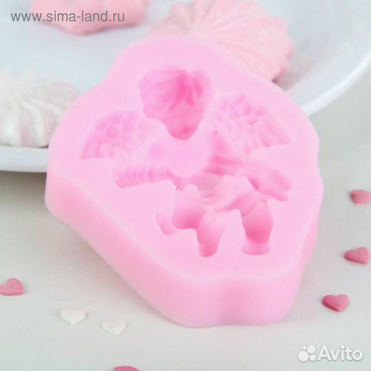 Силиконовый молд Доляна «Ангел с гармошкой», 97,42