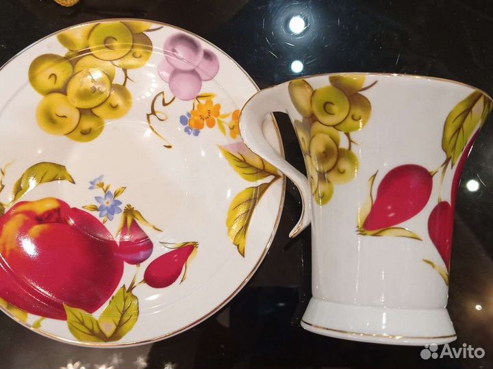 Японский фарфор Yamasen с позолотой новый набор