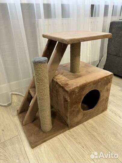 Когтеточка домик для кошки