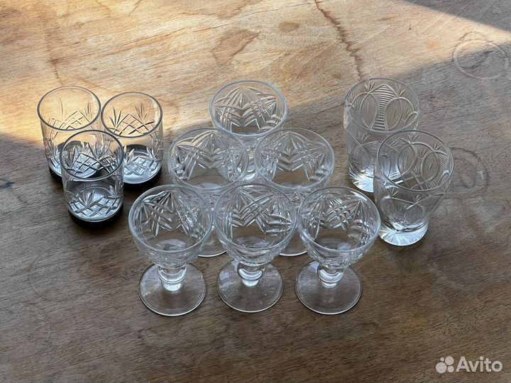 Граненые стопки СССР