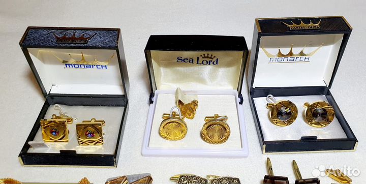 Запонки и зажимы для галстуков. СССР