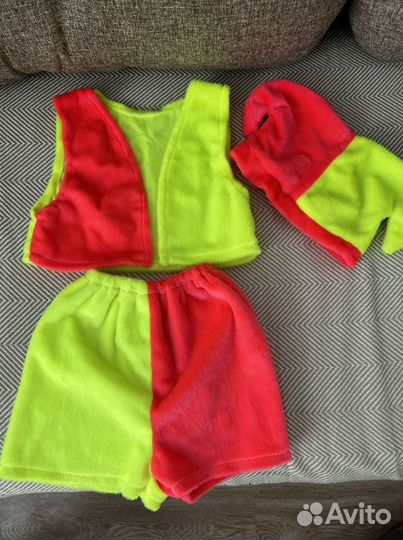 Карнавальный костюм петрушки на 2-3 года