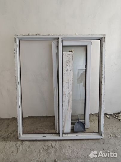 Продам пластиковые окна и двери балкон б/у от заст