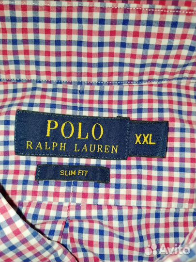 Рубашка в клетку Polo Ralph Lauren slim fit