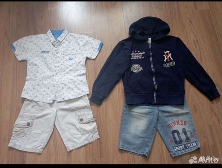 Вещи пакетом 116 122 на мальчика