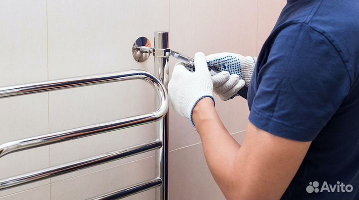 Сантехник по монтажу полотенцесушителей