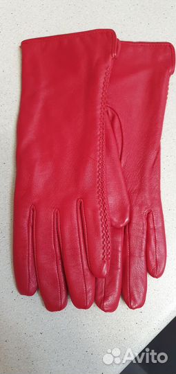 Перчатки кожаные