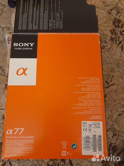 Фотоаппарат sony a 77