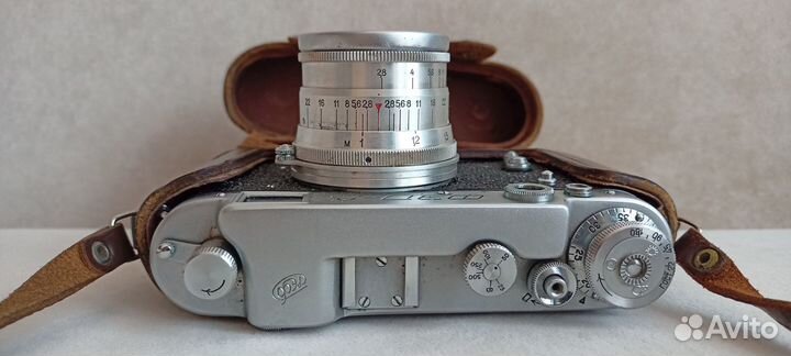 Фотоаппарат фэд-2 1958 с футляром и коробкой