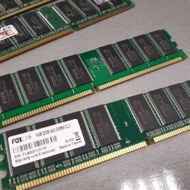 DDR-1 PC3200 1GB 400Mhz Максимум памяти