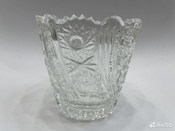 Вазочка, конфетница хрусталь 60-е годы СССР