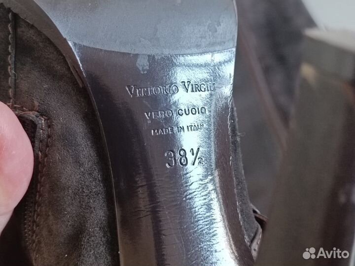 Сапоги итальянские демисезонные Vittorio Virgili