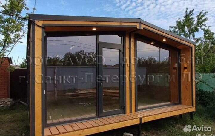 Баня каркасная 8х5 Барнхаус BA-7753