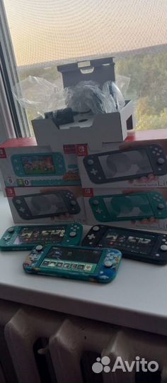 Nintendo switch lite прошитая чип 128GB