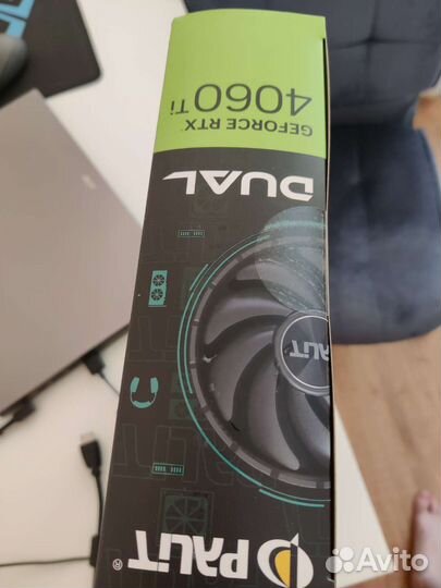 Видеокарта Palit RTX 4060 Ti dual 8 гб