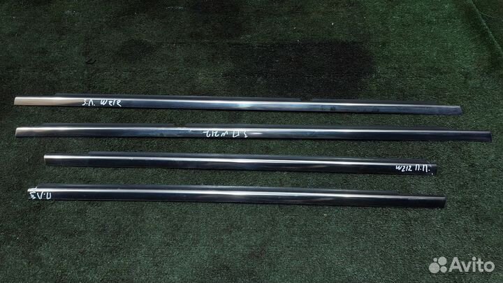 Молдинги дверей хром W212,S212