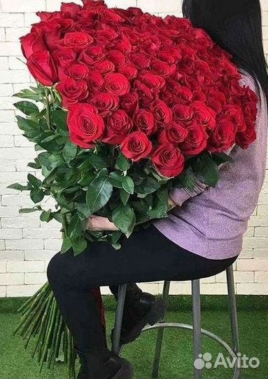 Высокие Розы Гиганты Доставка Круглосуточно
