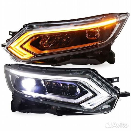 Светодиодные LED фары Nissan Qashqai J11 2018-2021