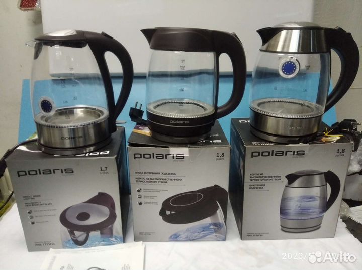 Чайник электрический новый polaris