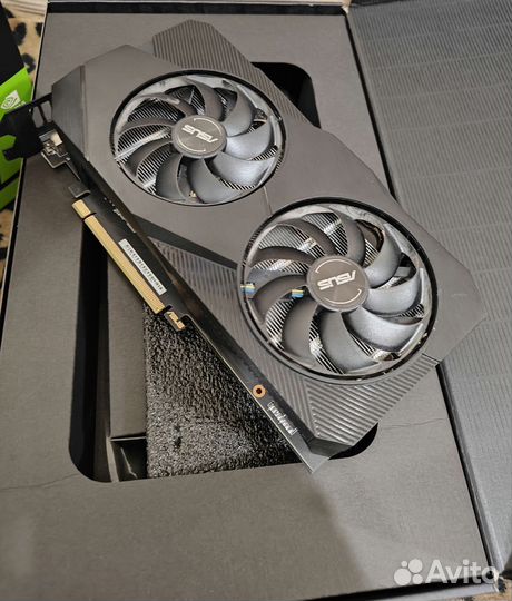 Видеокарта asus Dual GeForce RTX 2060 OC EVO 6GB