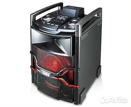 Портативная минисистема с клубной подсветкой