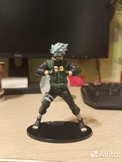 Коллекция журналы с фигуркой Наруто, Саске, Какаши