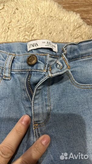 Джинсы для девочки zara