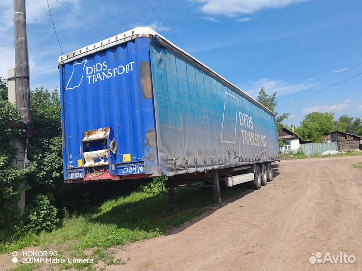 Полуприцеп шторный Krone SDP27, 2002