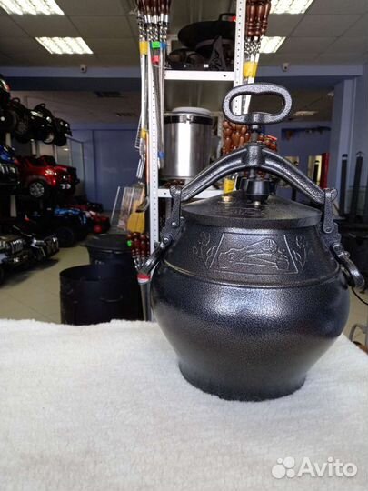 Афганский казан 15л черный