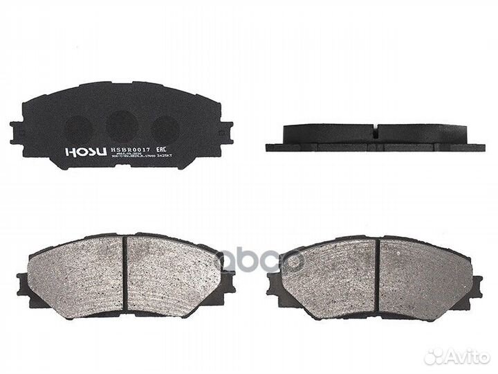 Колодки тормозные перед toyota premio/allion 05