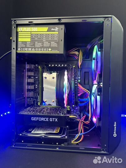 Игровой пк:Gtx1660Super/i7 10700/16gb ddr4/Ssd256