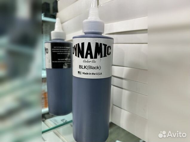 Краска черная Dynamic Colors Black 8 oz