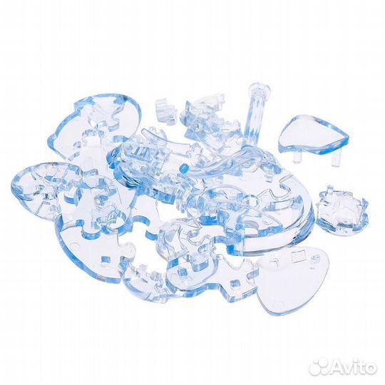 Пазл 3D кристаллический «Слон», 20 деталей, цвета