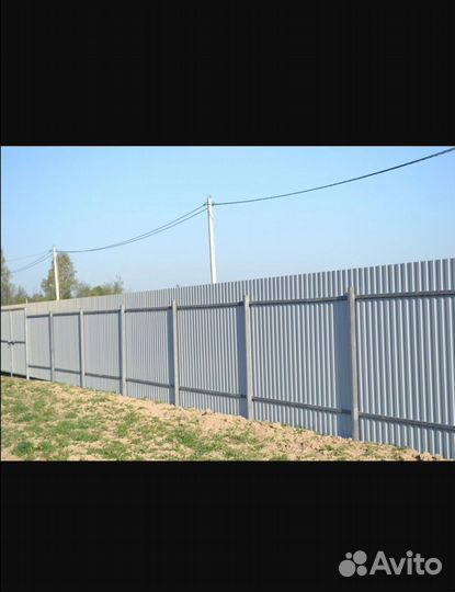 Строительство заборов из профнастила