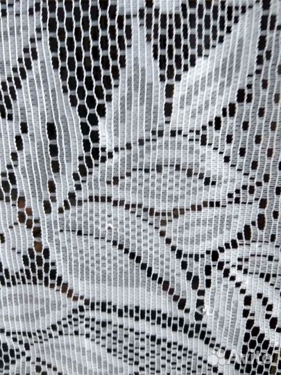 Занавеска. Тюль. Штора. Узор. б/у