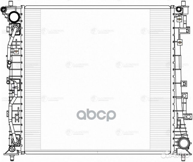 Радиатор hyundai tucson IV (20) 2.0D AT LRc 0821